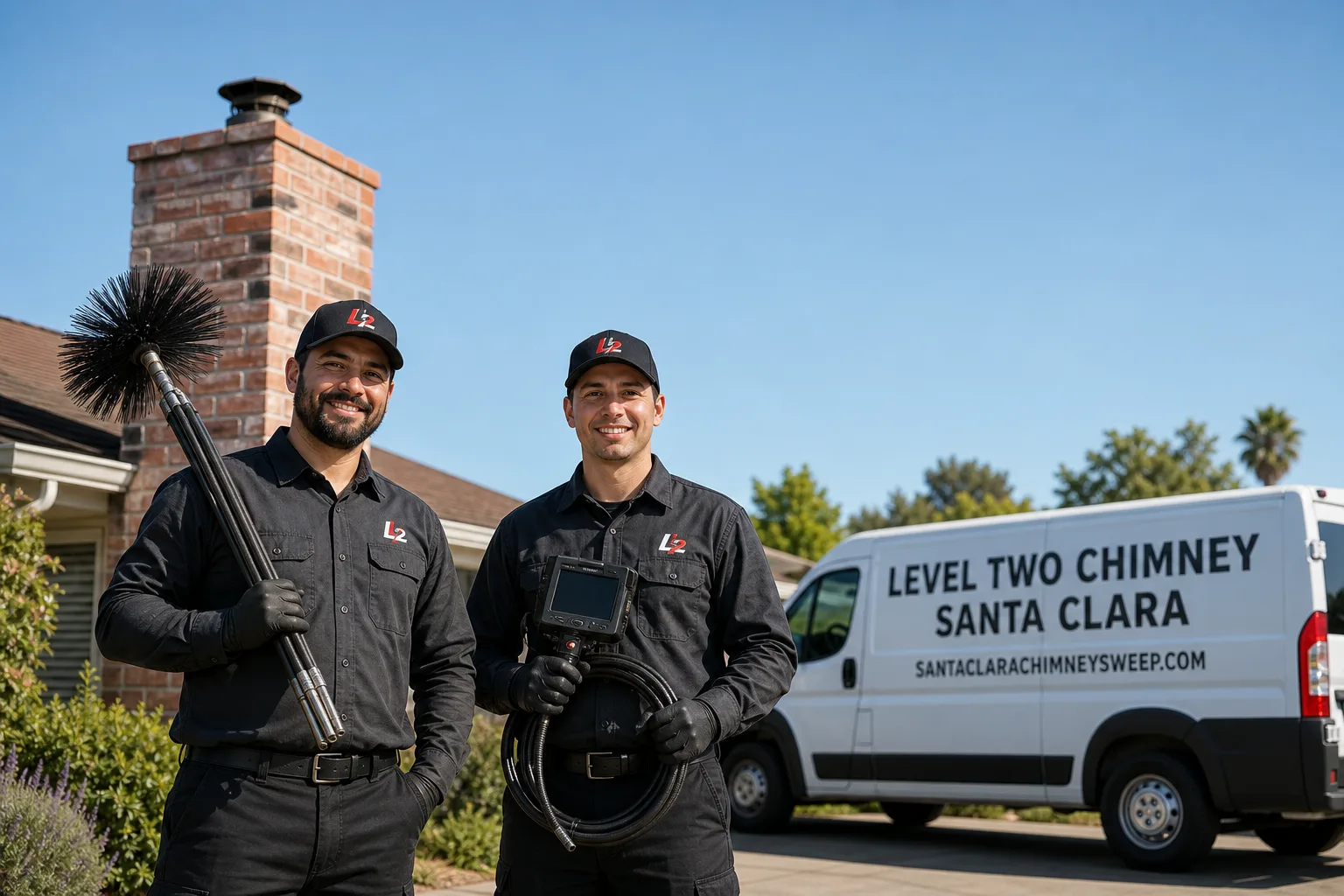 Level Two Chimney Santa Clara chimney cleaning team